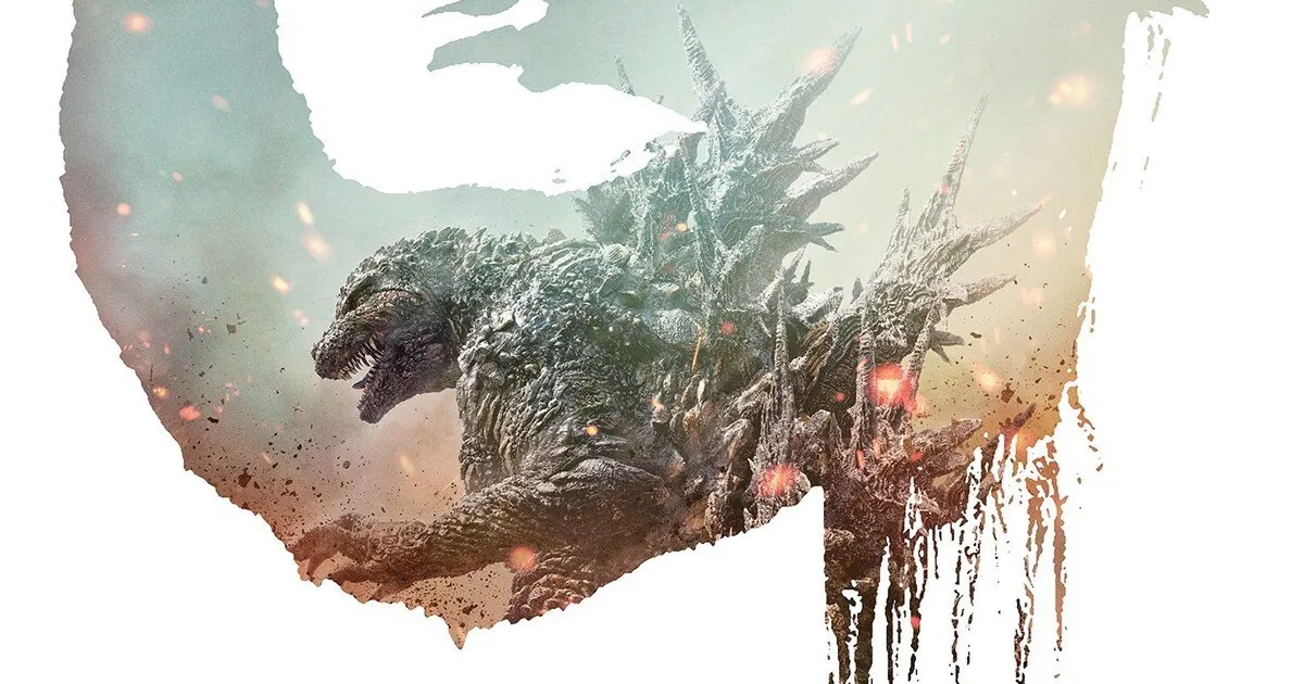 Póster de Godzilla Minus One con Godzilla