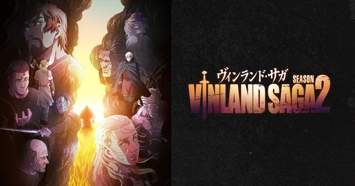 Ilustración promocional de Vinland Saga de la web oficial